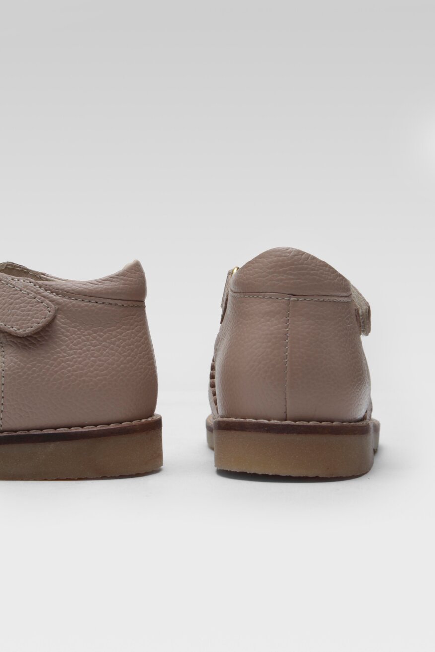 
                Lasocki Kids - Skórzane sandały beżowe - 5904862732886