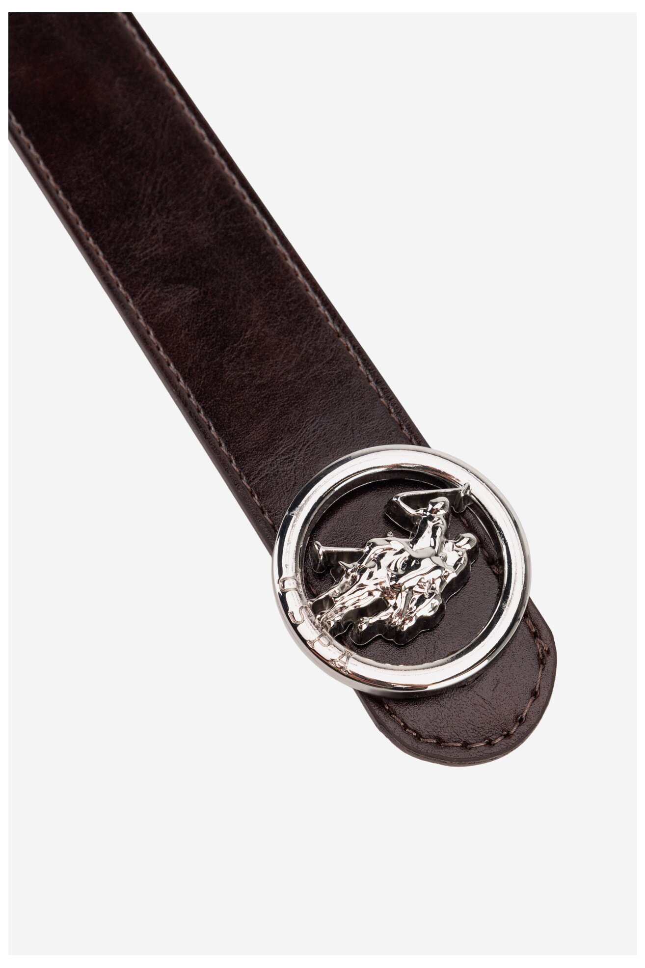 Дамски колан U.S. POLO ASSN. AIUXT2567WAJ ТЪМНОКАФЯВ