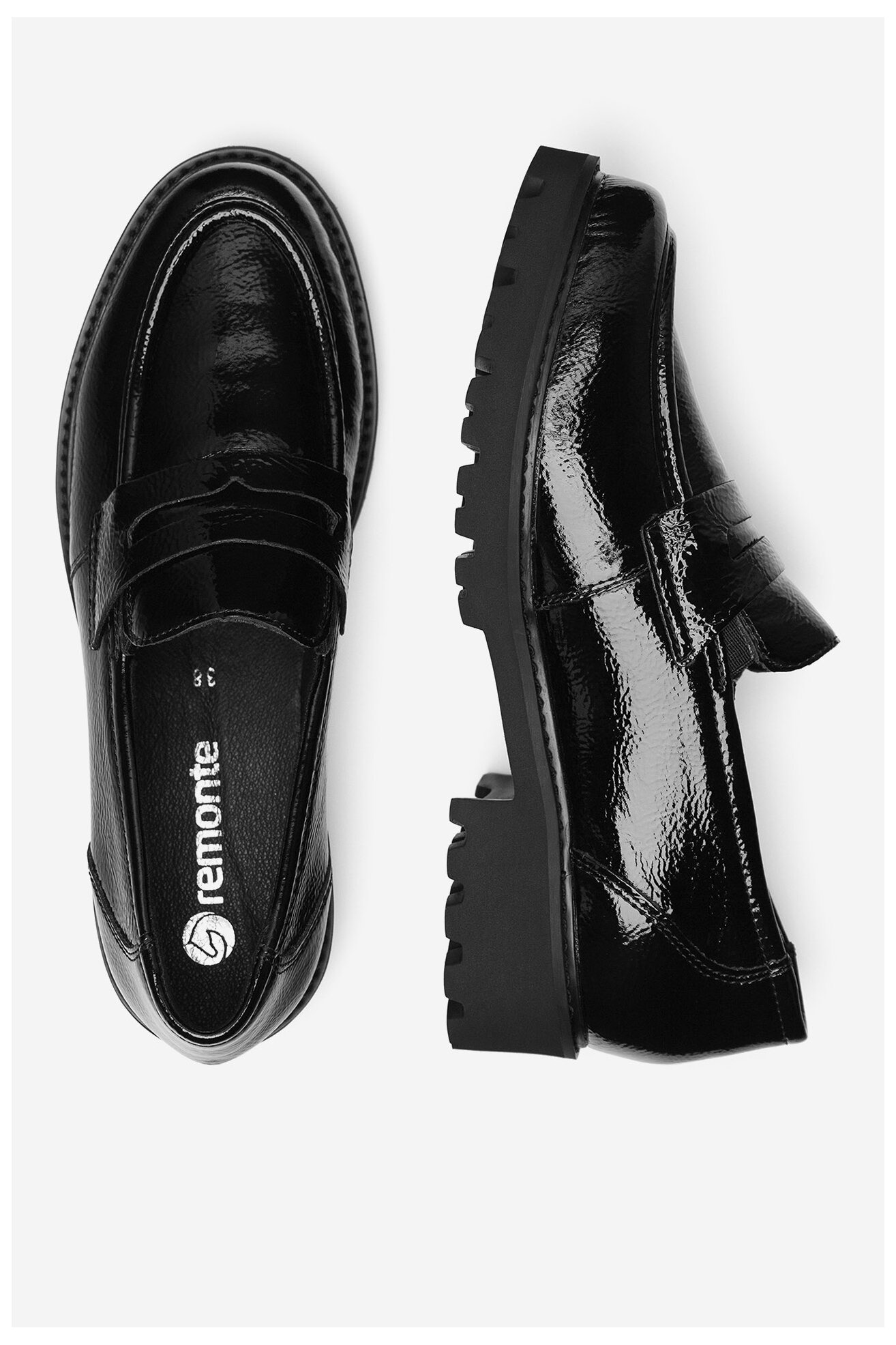 Mokasyn Remonte D8602-00 Czarny