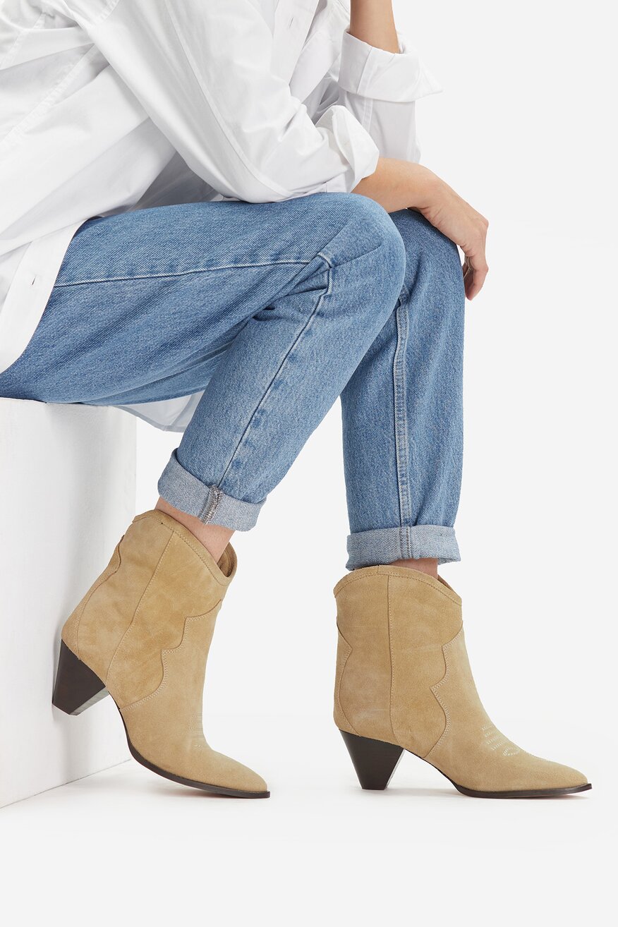 
                Badura - Kowbojki zamszowe - 5906751386323