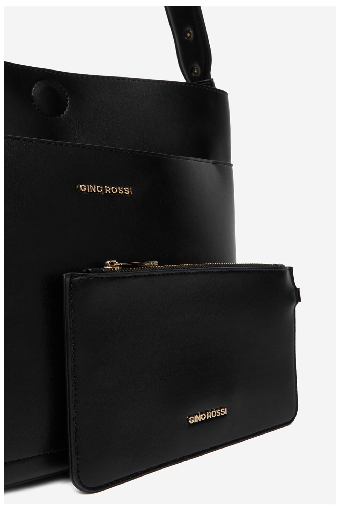 Сумка З Ремінцем Gino Rossi EO-LX20079 ЧОРНИЙ