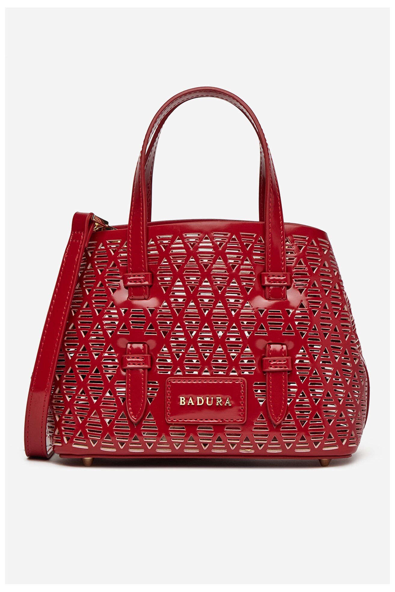 Kézitáska Badura WEN-07 PIROS