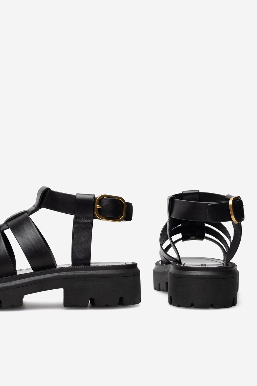 
                Gino Rossi - Skórzane sandały - 5905588430018