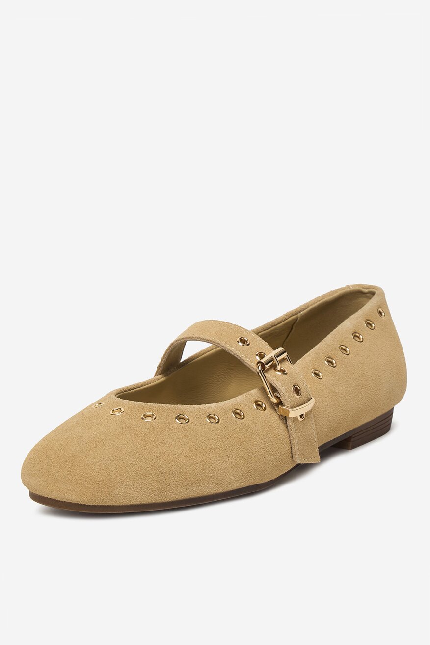 
                Lasocki - Baleriny skórzane - 5906751932889