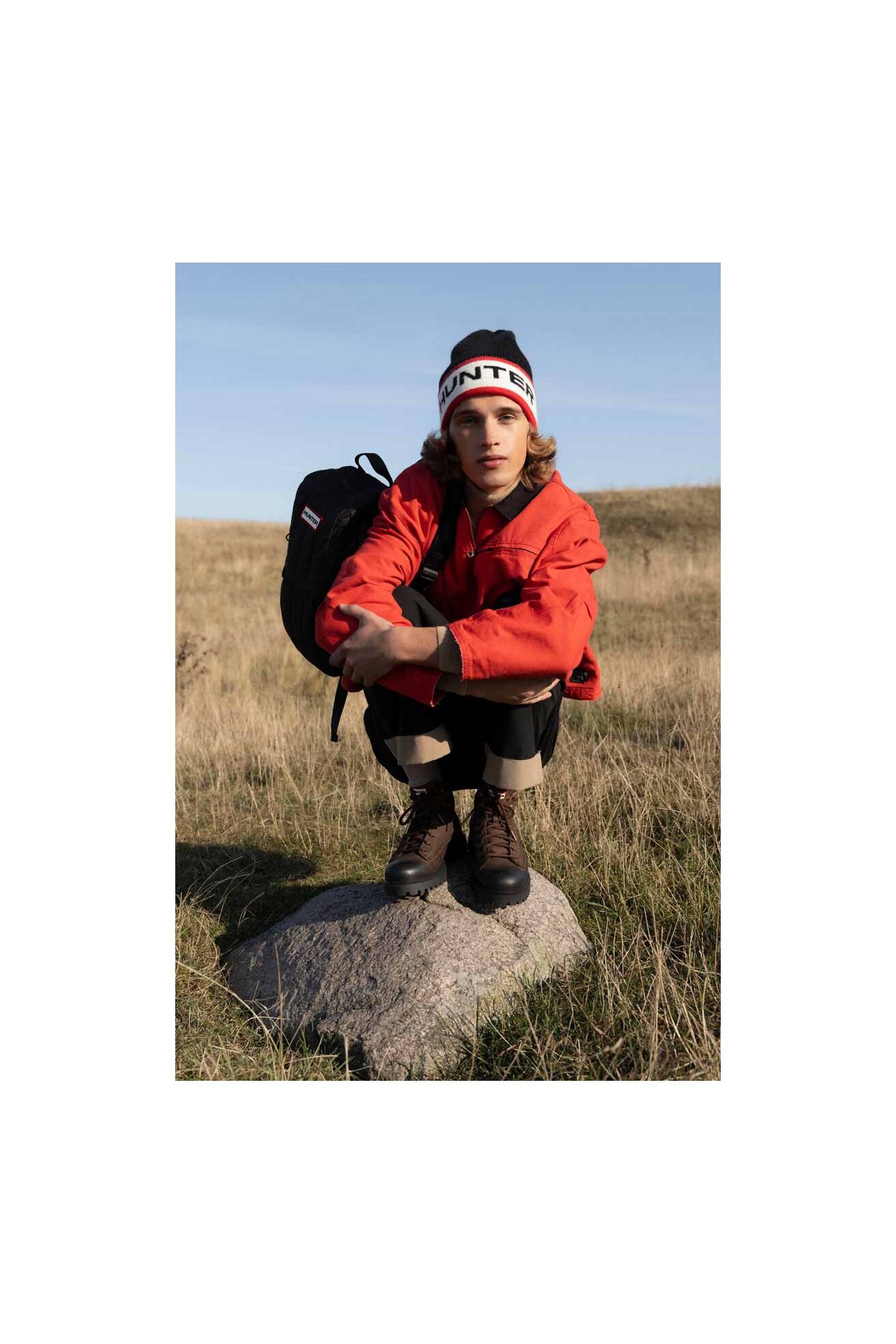 Csizma HUNTER CHESTER-03 MI08 BARNA