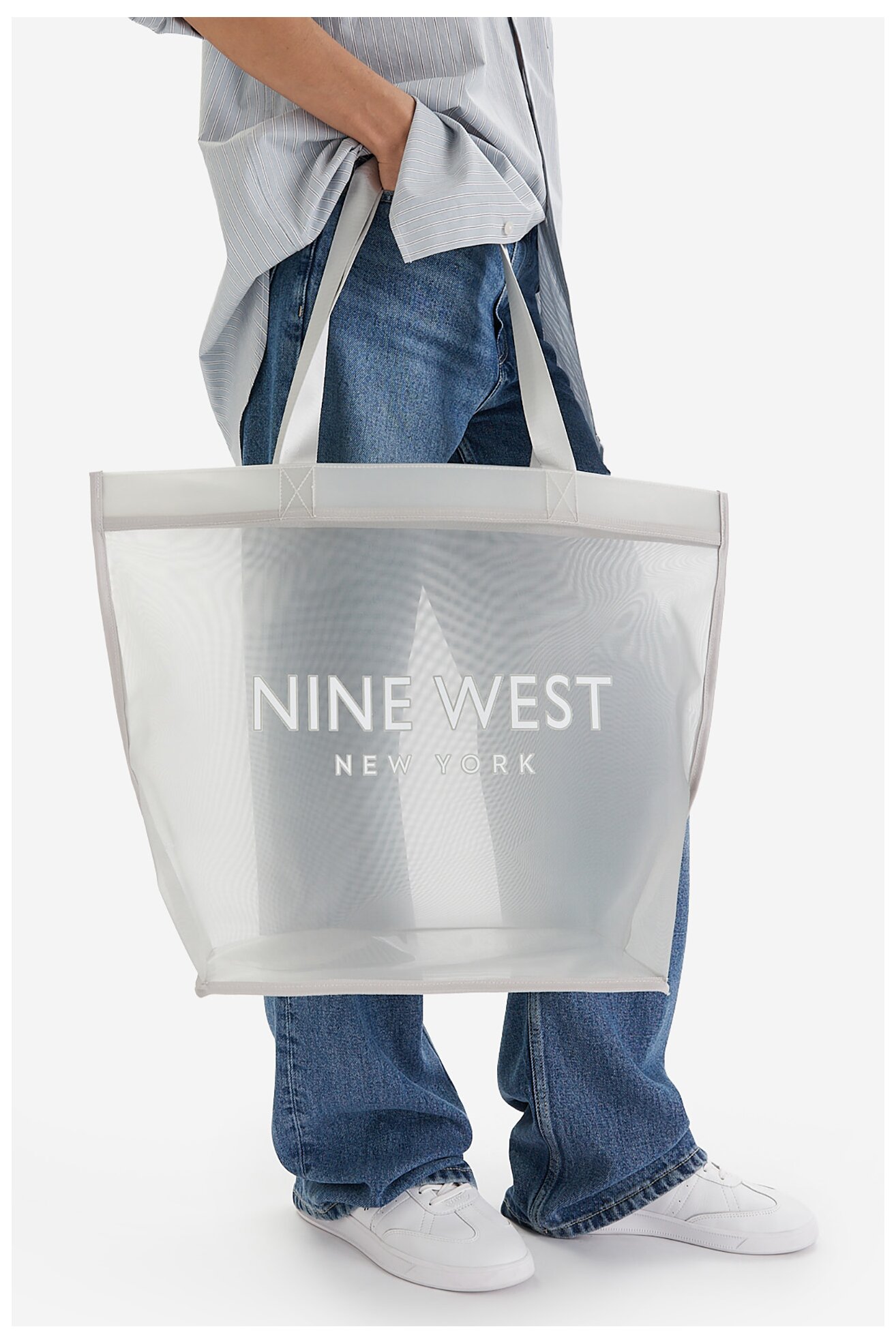 Дамска чанта NINE WEST CEO-ELOURA-LA374-4074 СИВ