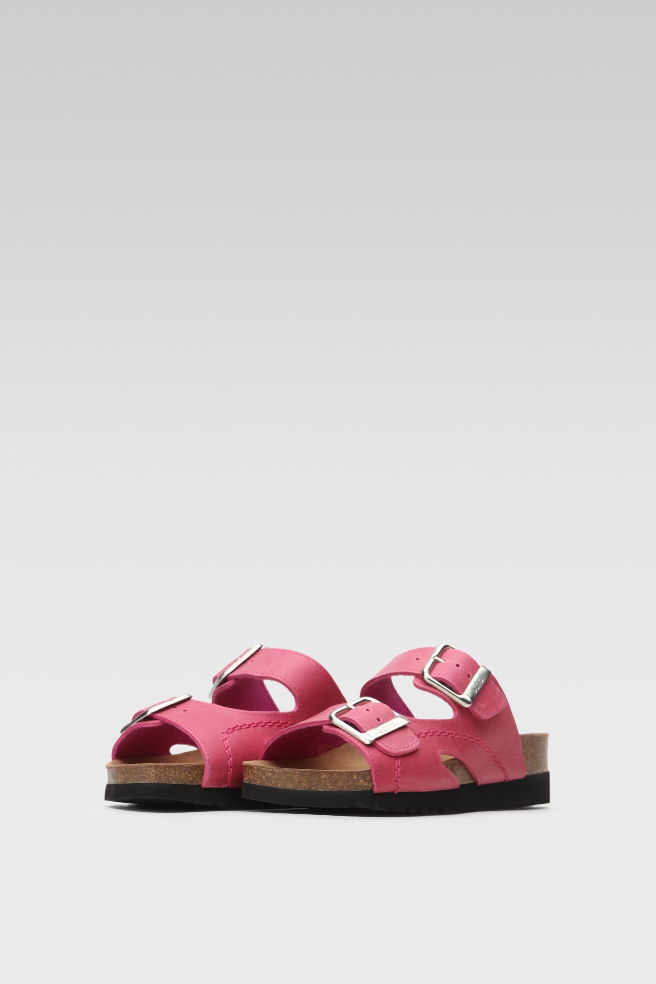 Klapki Scholl F23008 MOLDAVA WEDGE AD MED 1026 Różowy ciemny