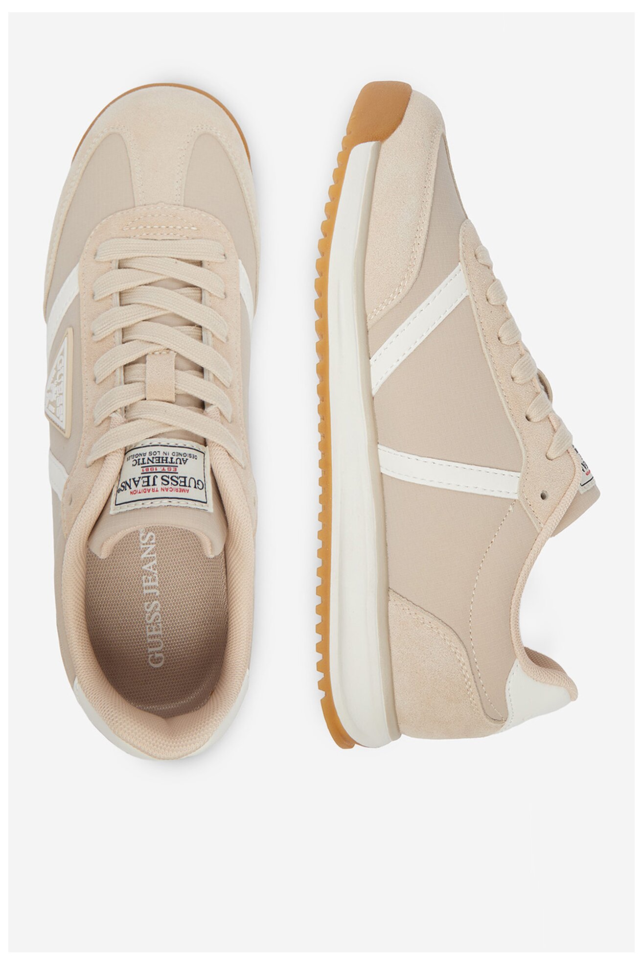 Кросівки GUESS JEANS EO-GJ202505161-2 БЕЖЕВИЙ