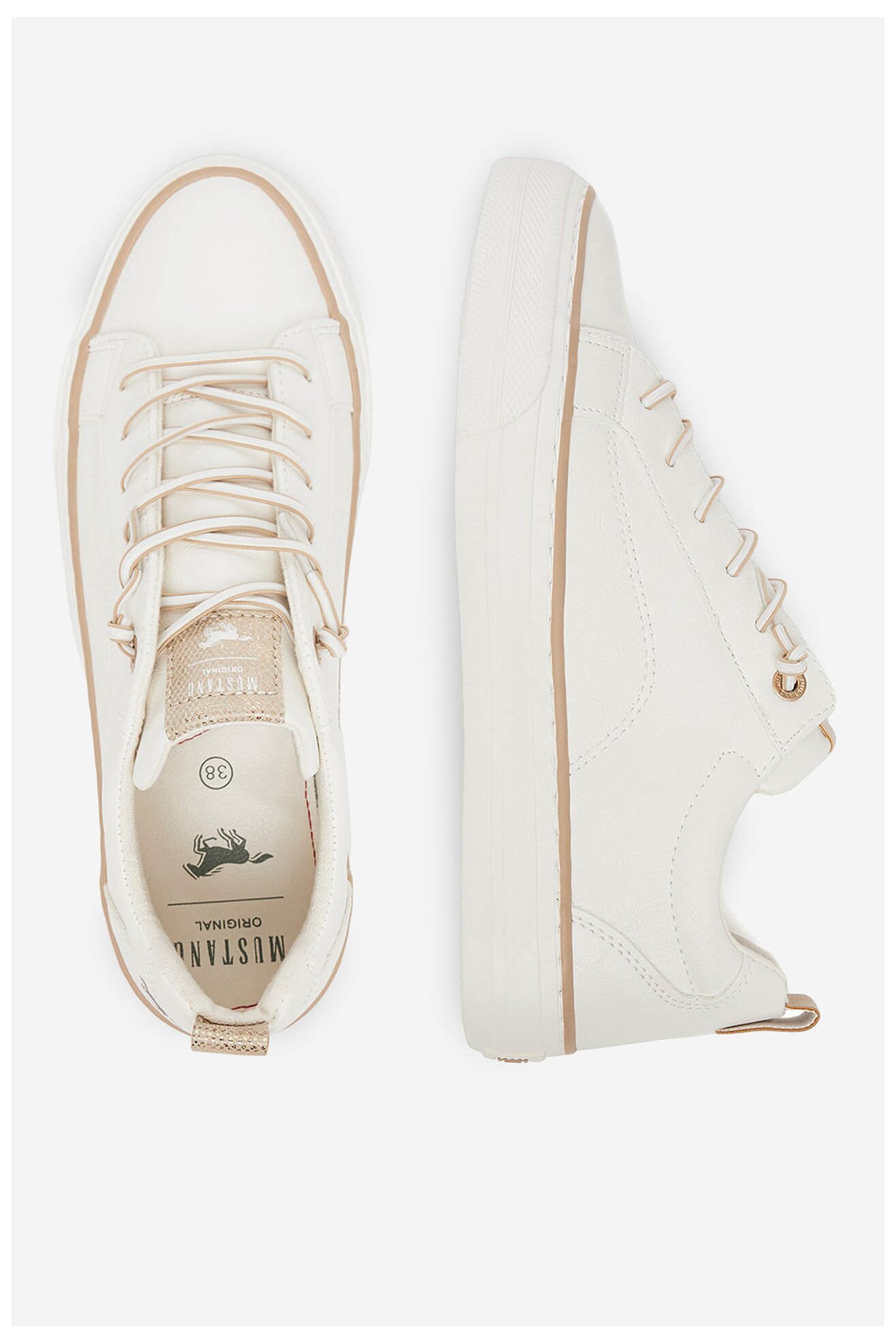 Півкеди Mustang 1272-311 БІЛИЙ