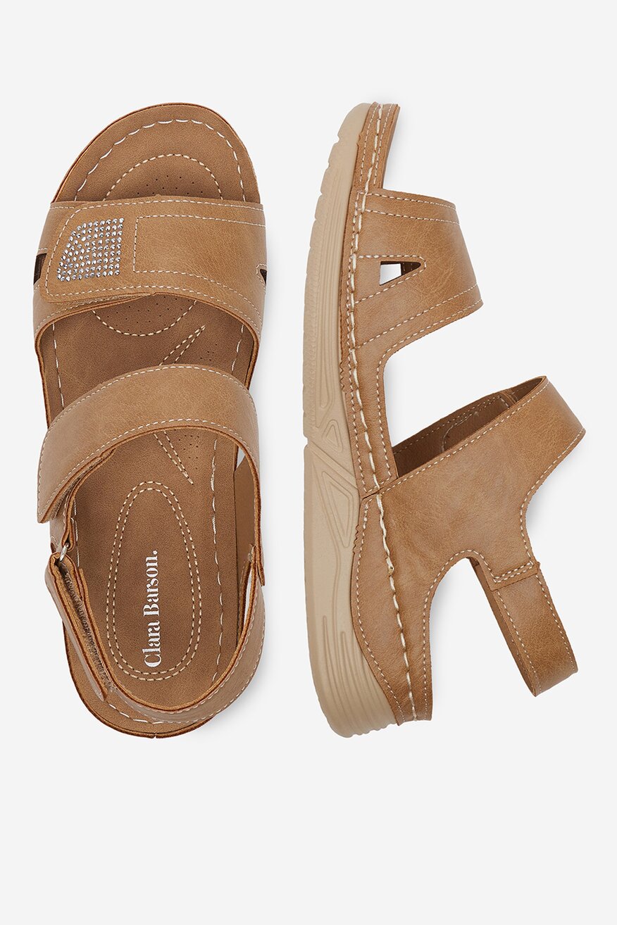 Clara Barson - Sandały na koturnie - 5904862317311