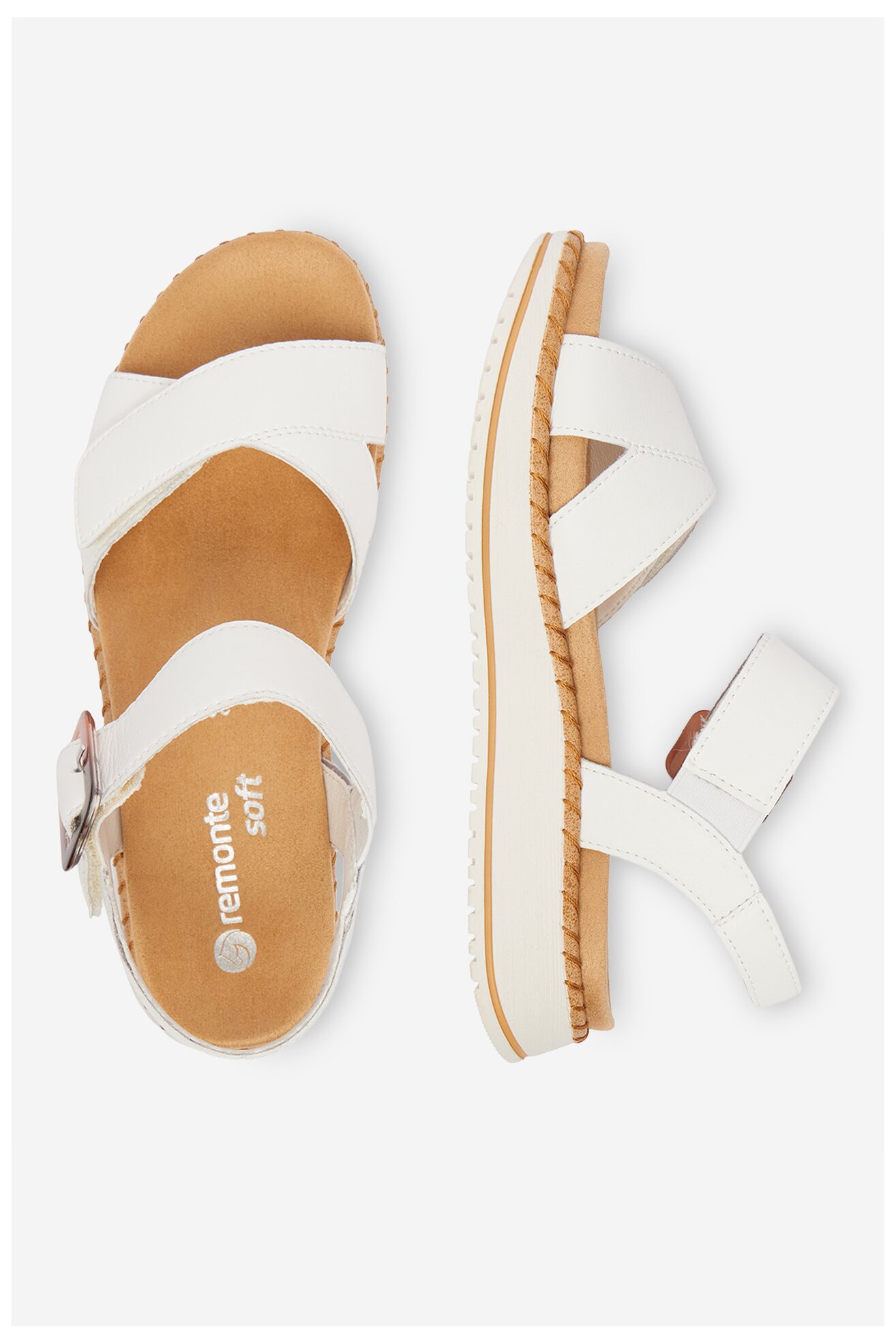 Sandały Remonte CEO-D3J52-80 Biały