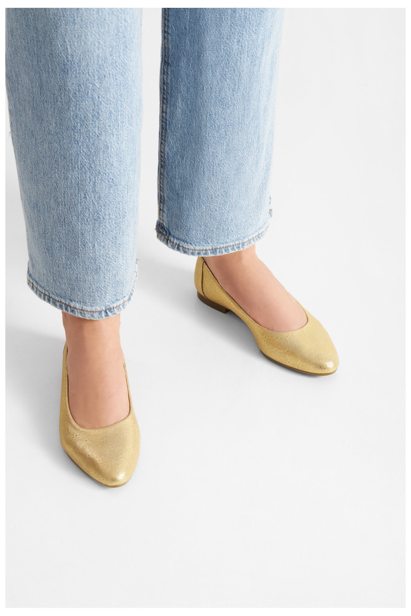 Baleriny Lasocki RST-KAJA-28 Złoty