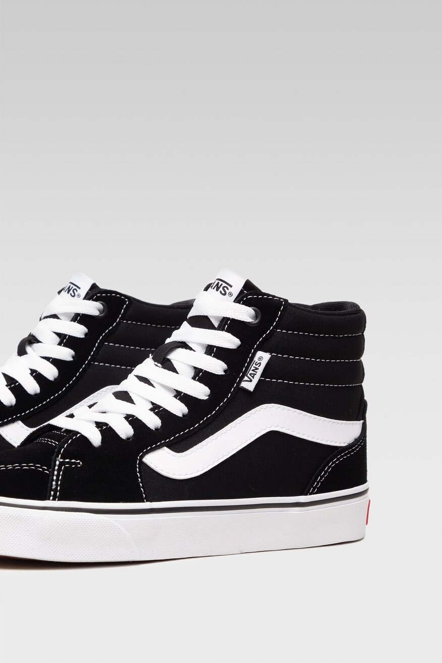 
                Vans - Skórzane trampki czarne - 5904248058555