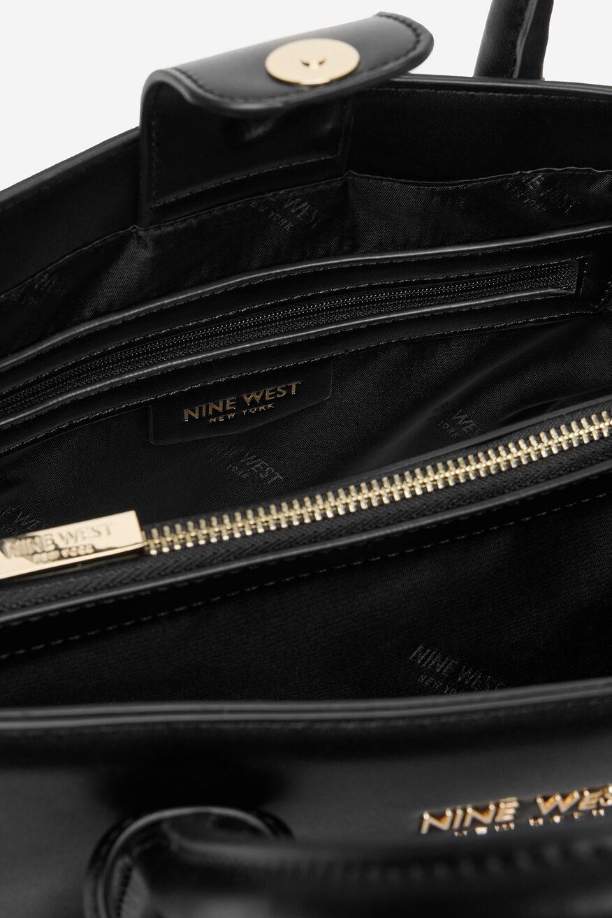 Дамска чанта NINE WEST ЧЕРЕН - 5906751396599