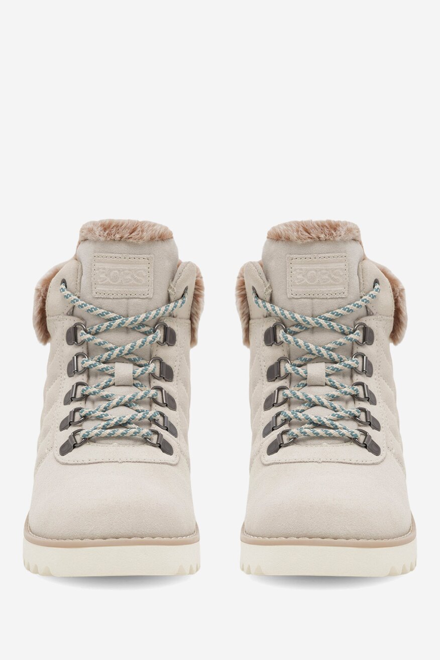 
                Skechers - Trzewiki skórzane ocieplane - 2230058391883