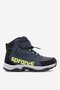 Šněrovací vyšší obuv SPRANDI EARTH GEAR WINTER WAVE CP86-25067 TMAVĚ MODRÁ