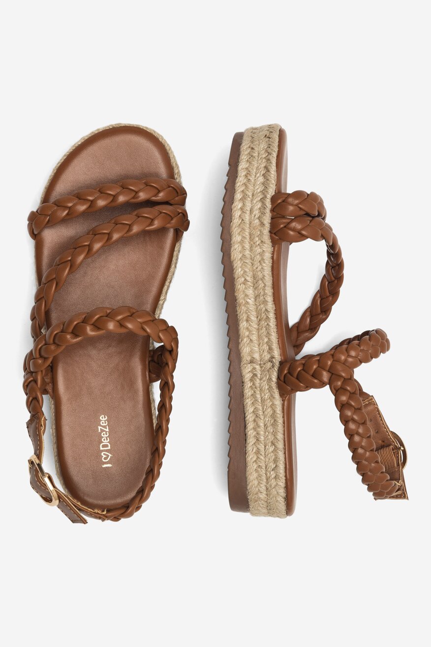 DeeZee - Sandały brązowe - 5904862690094