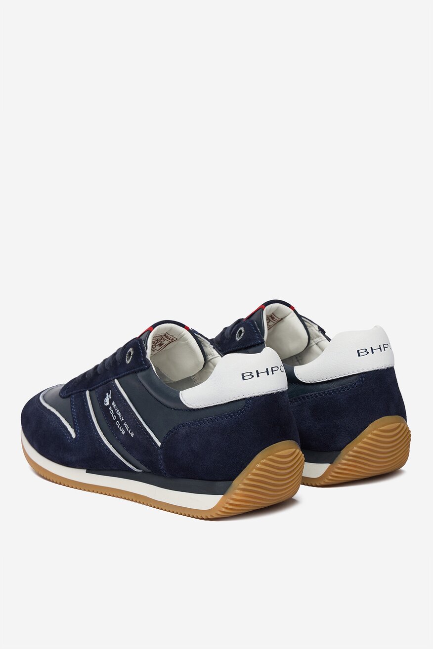 
                Beverly Hills Polo Club - Sneakersy skórzane - 5907964013686