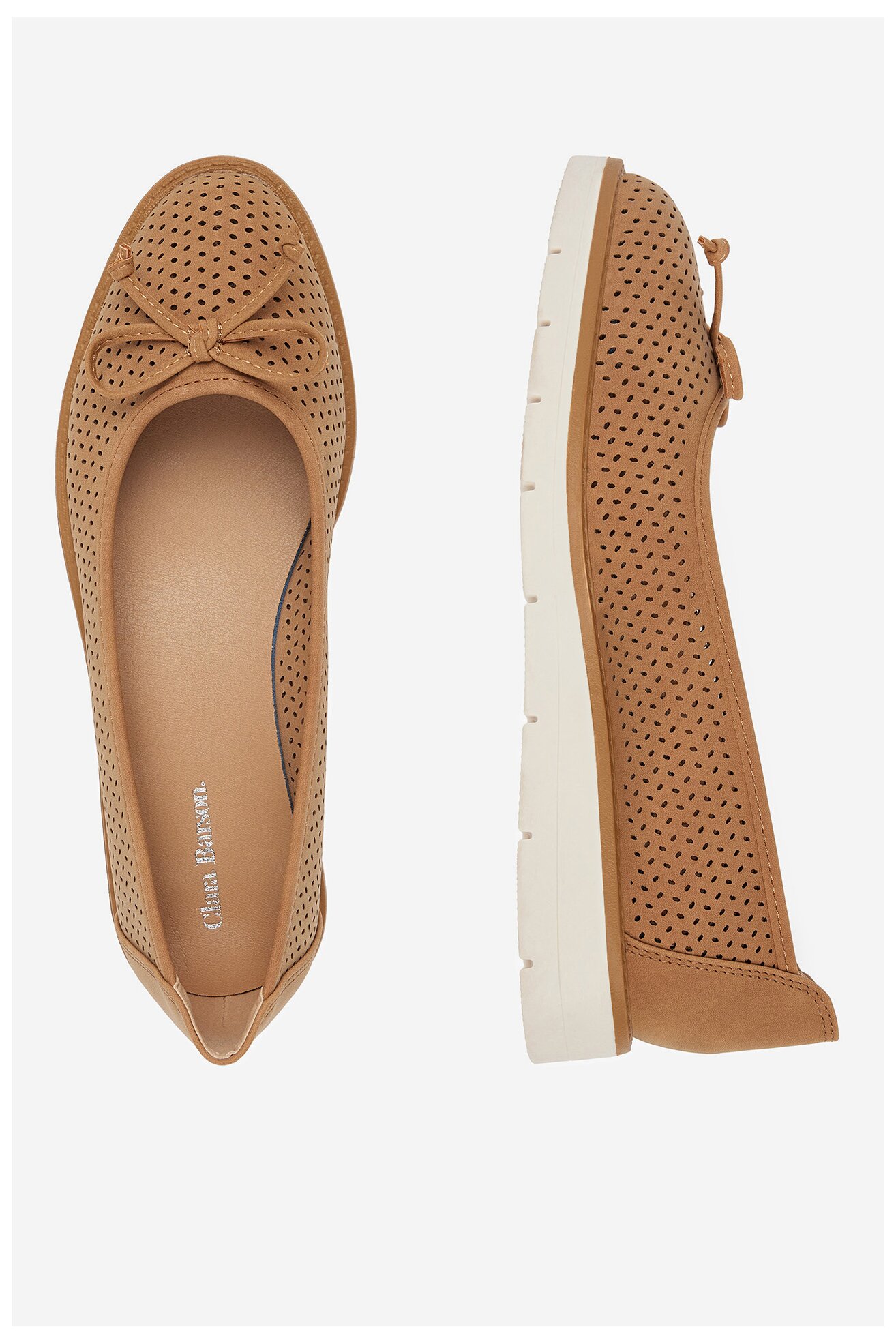 Baleriny Clara Barson WYL3327-5 Beżowy ciemny