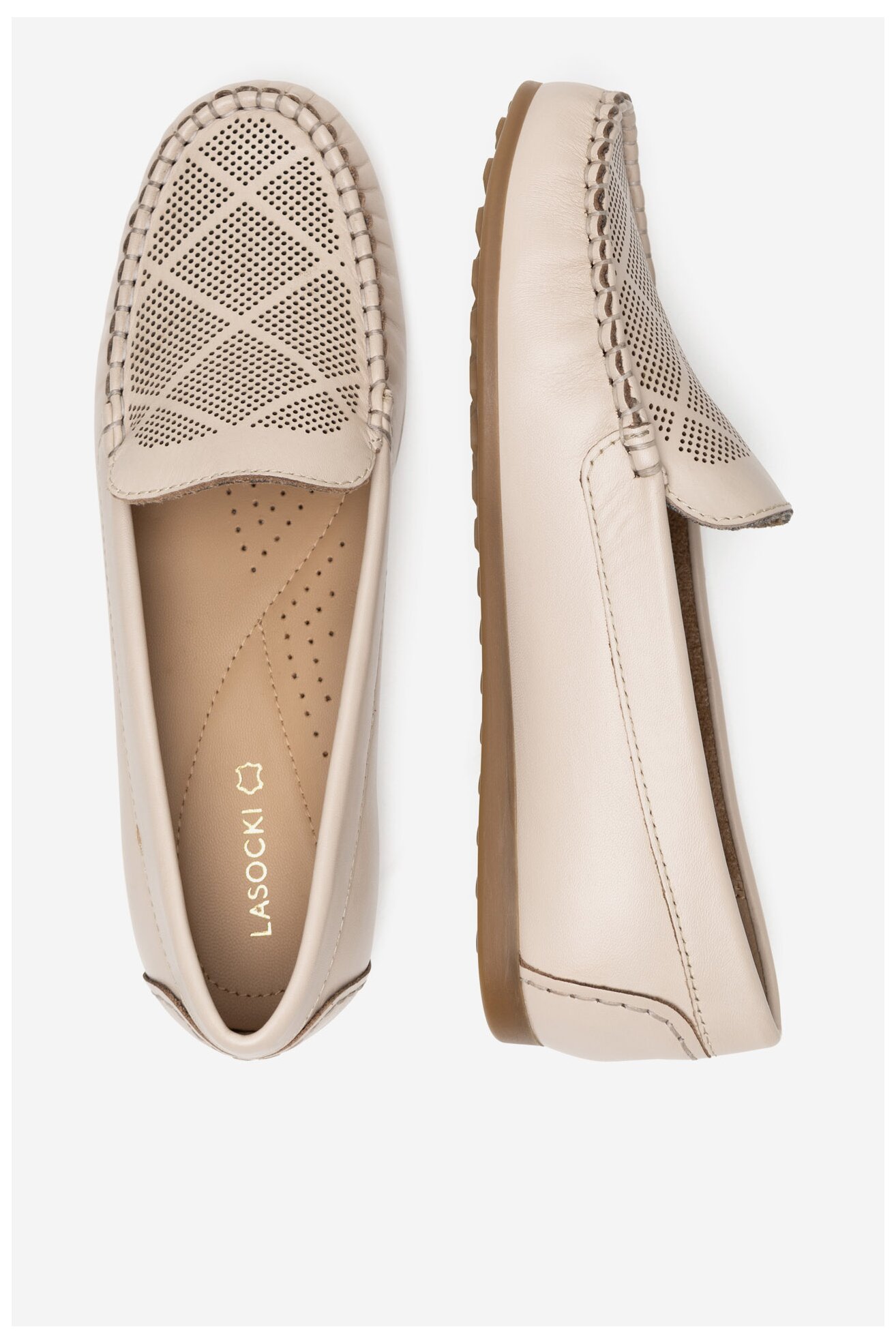 Mokaszin Lasocki GRD-D520-05 BÉZS