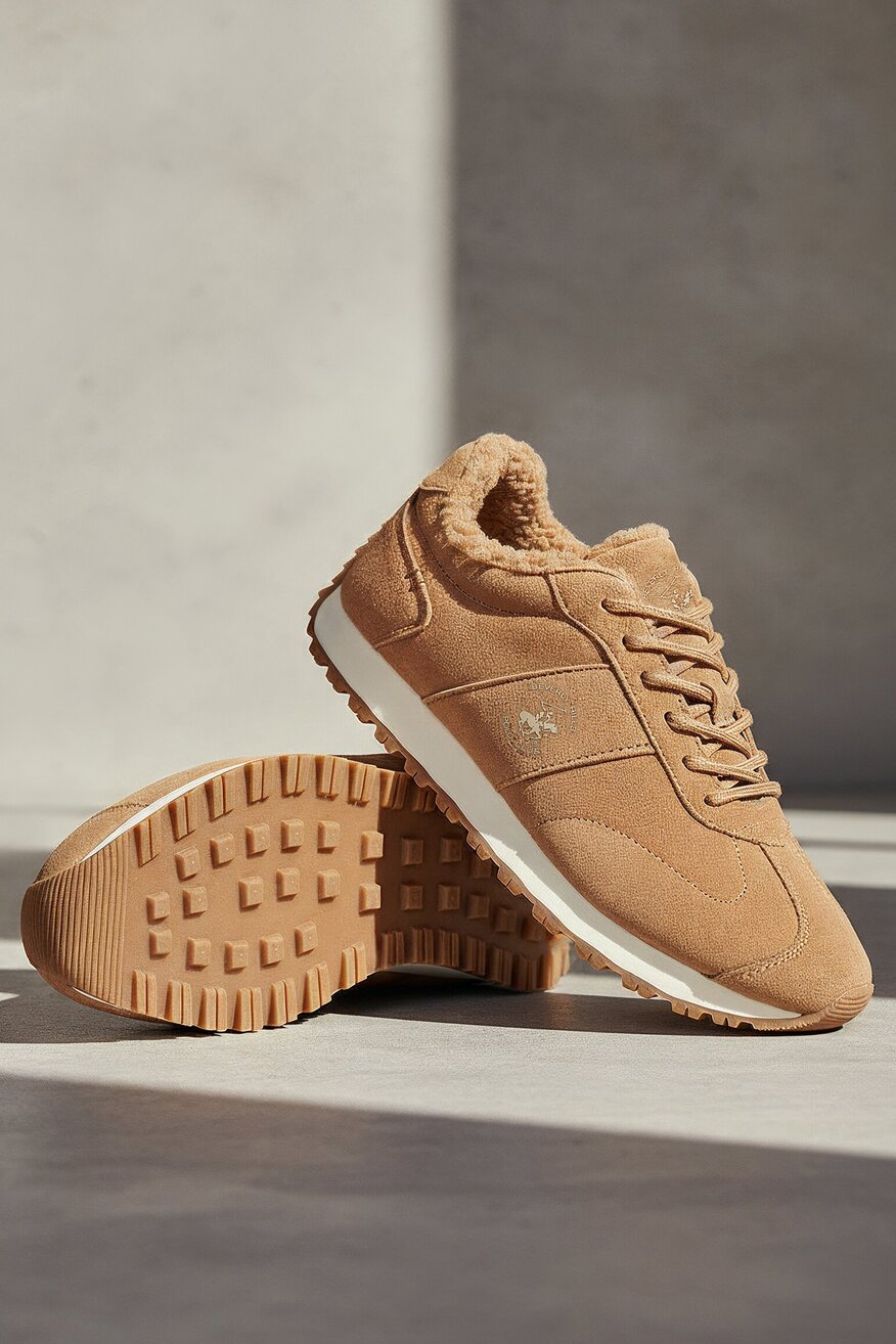 Sneakerși Beverly Hills Polo Club CREM - 5906751404850