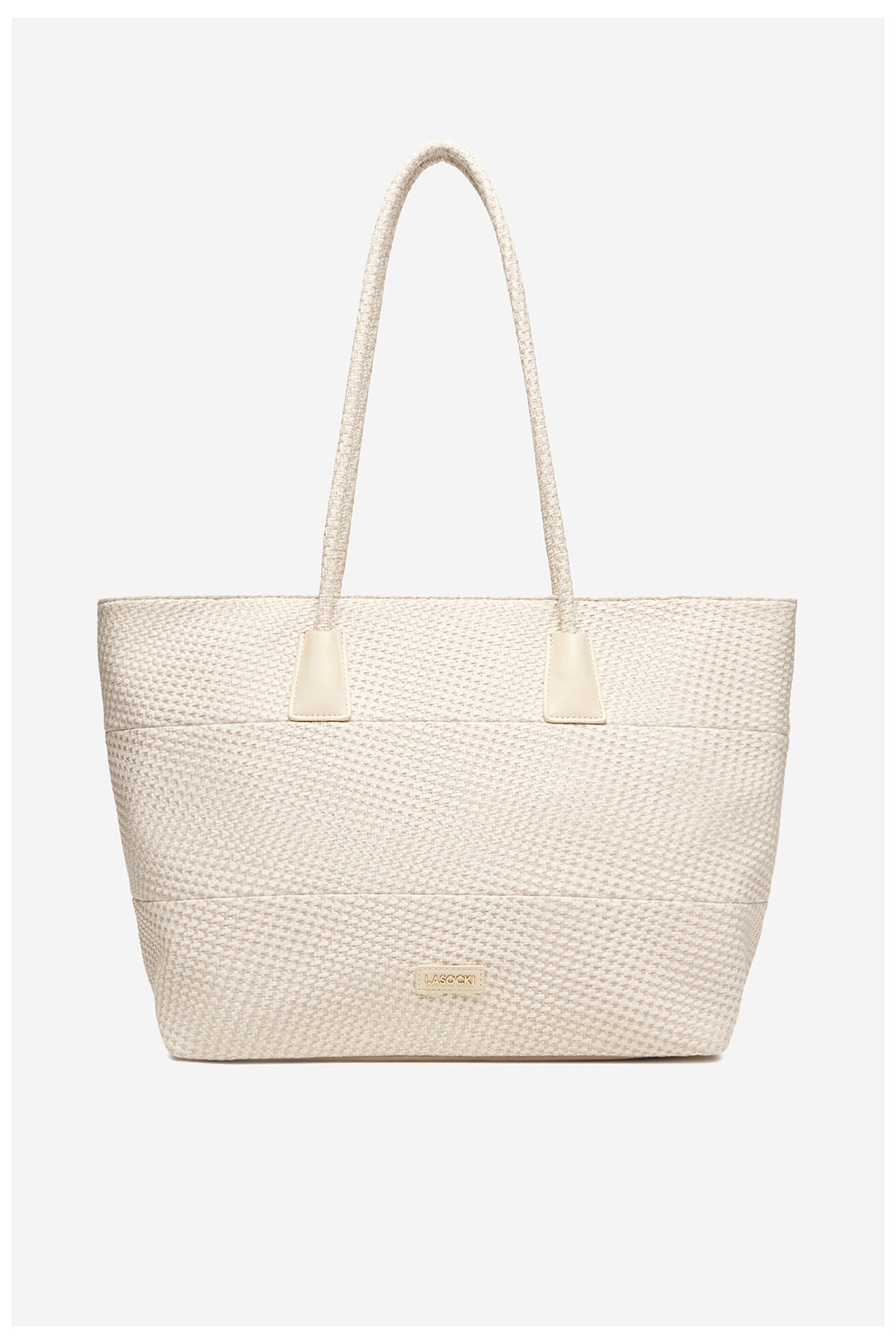 Дамска чанта Lasocki CEO-LSK-L-005-09 СЛОНОВА КОСТ