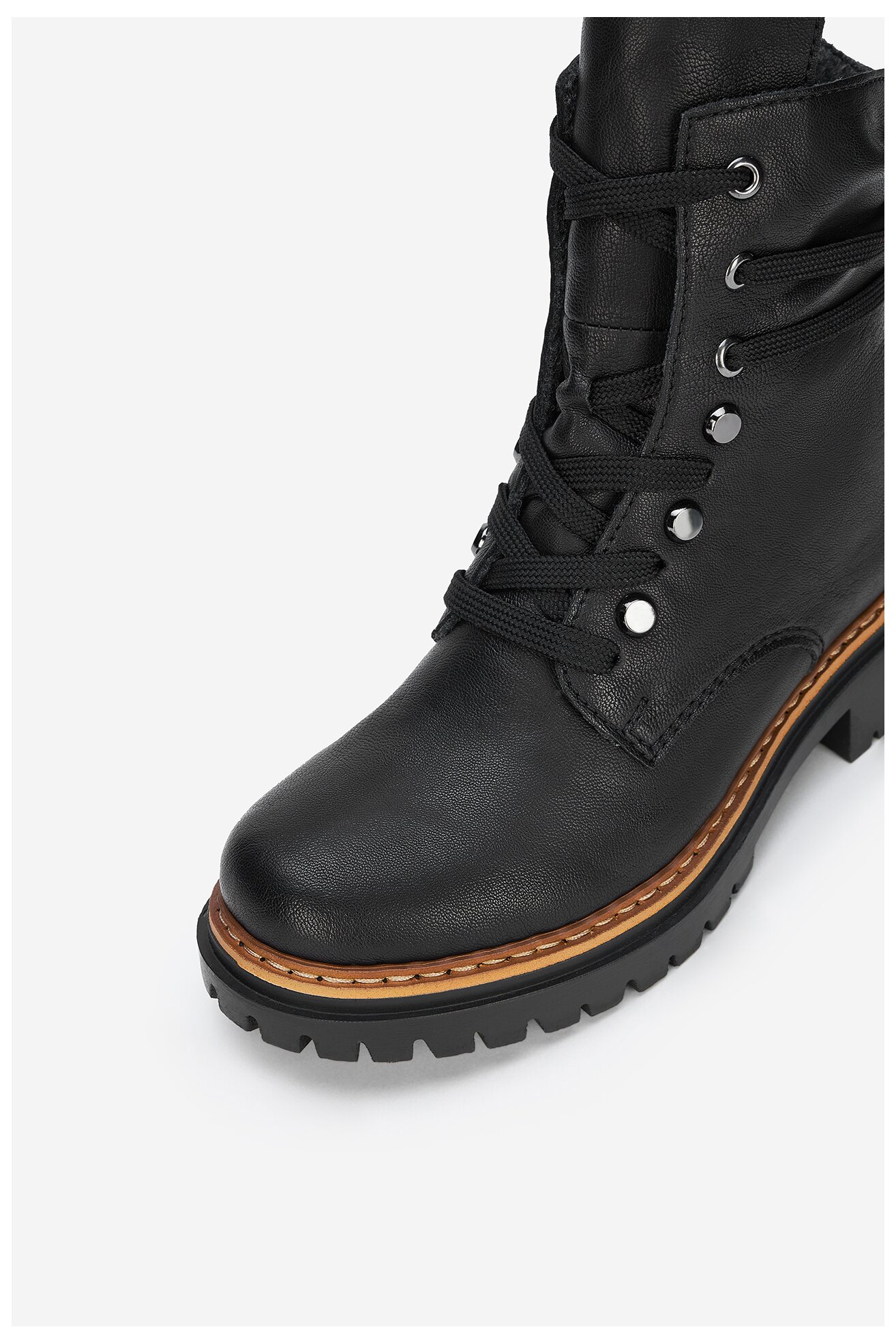 Csizma Rieker 72621-00 FEKETE