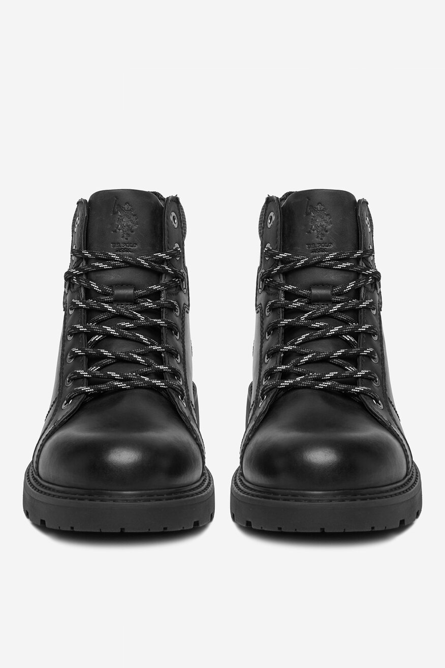 U.S. POLO ASSN. - Skórzane trzewiki sznurowane - 5906751463109