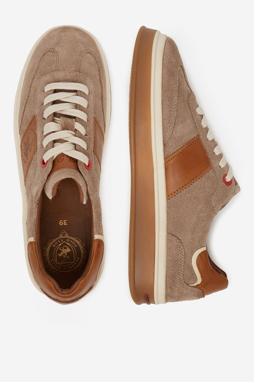Sneakerși Beverly Hills Polo Club BEJ - 5906751106754
