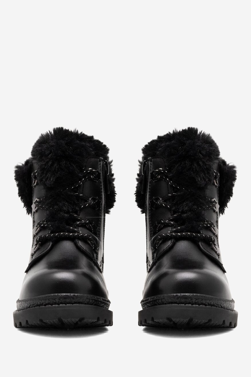 
                Lasocki Kids - Skórzane kozaki z grubym ociepleniem - 5904862935829