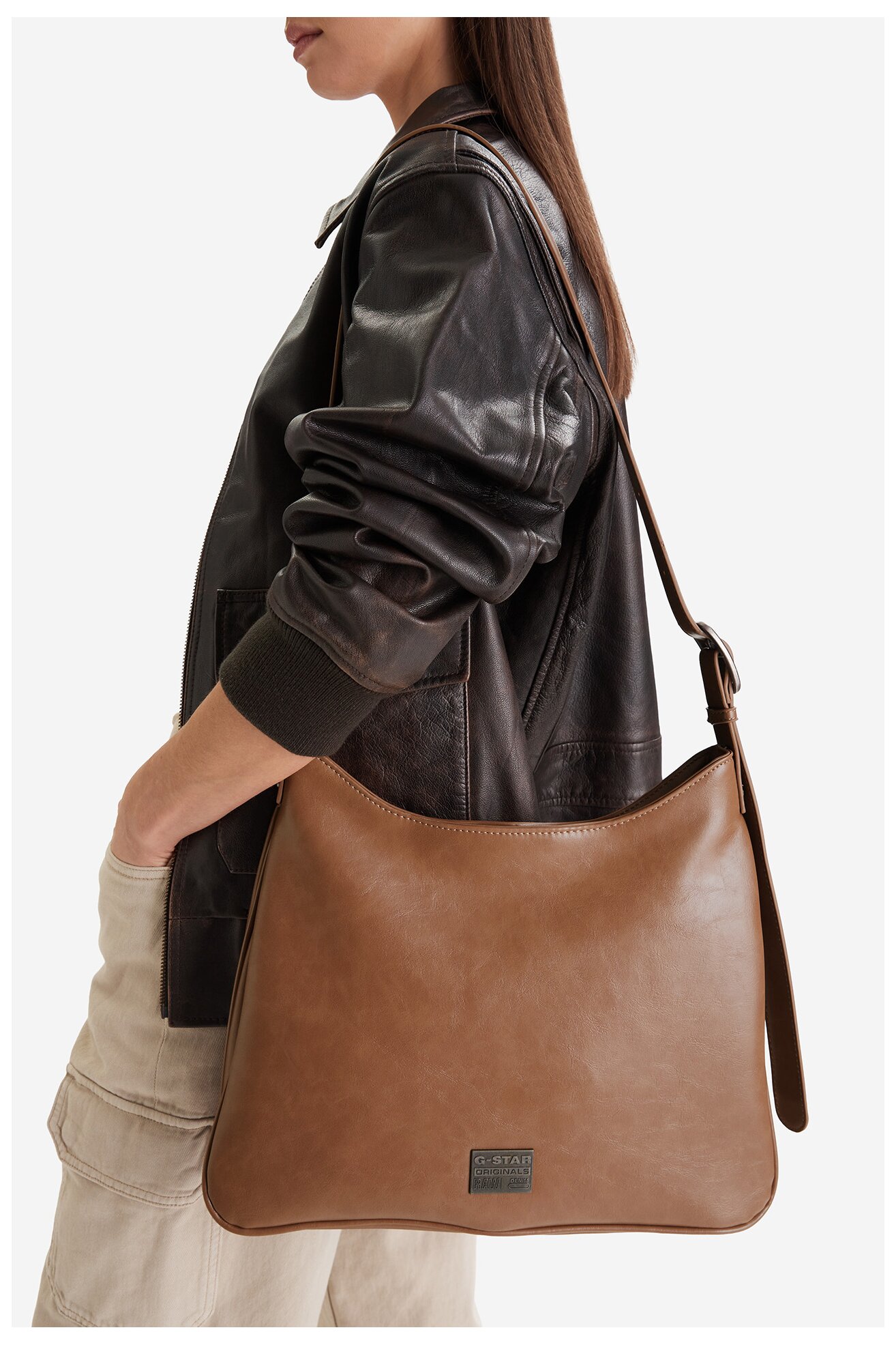 Сумка З Ремінцем G-STAR RAW C-LDA8480 СВІТЛО-БЕЖЕВИЙ