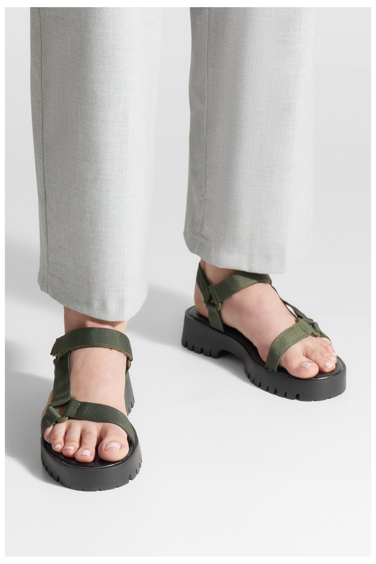 Sandály Jenny Fairy JD23-0417-56 KHAKI