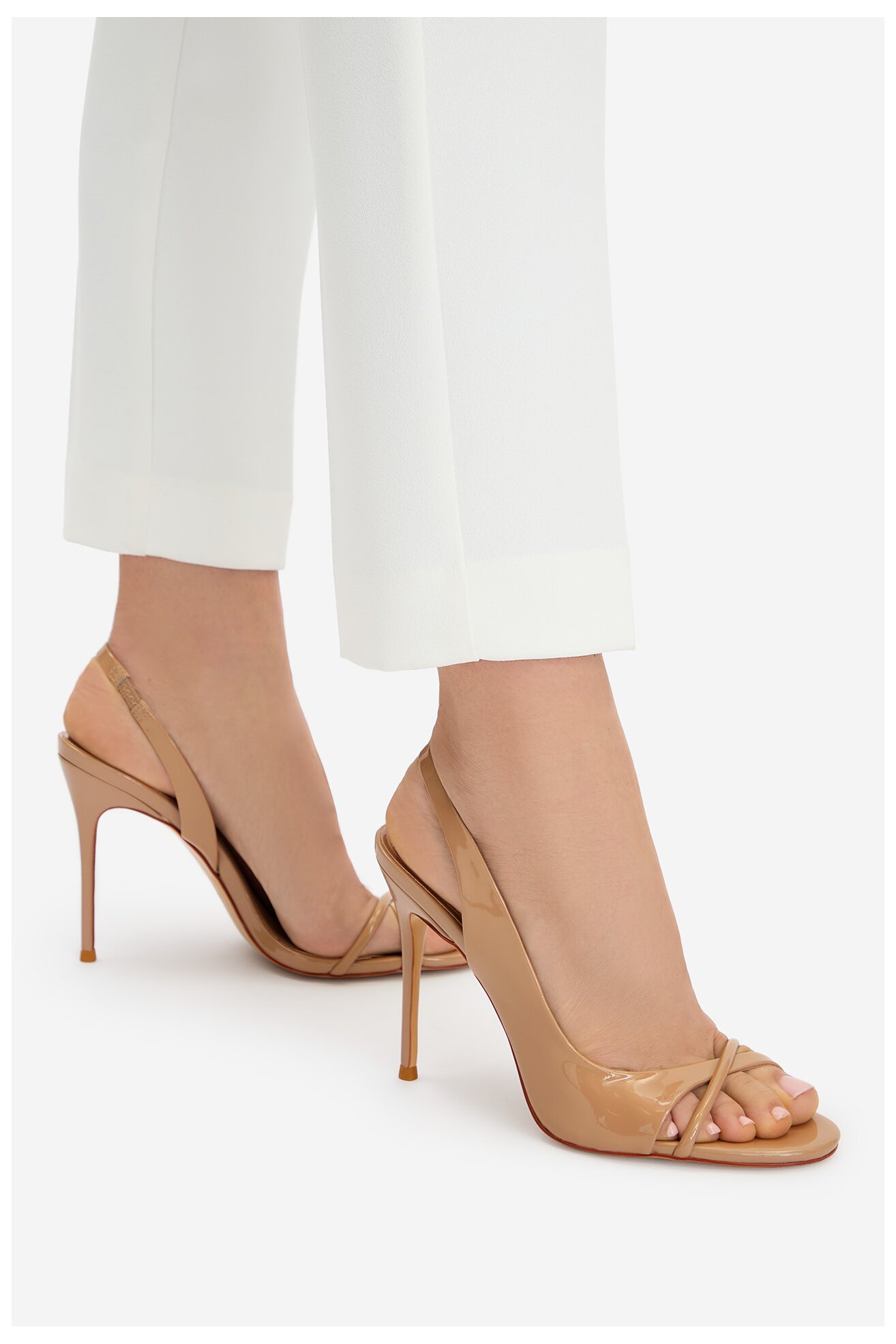 Sandały EVA MINGE EO-TALIA-LT1022-201 Beżowy