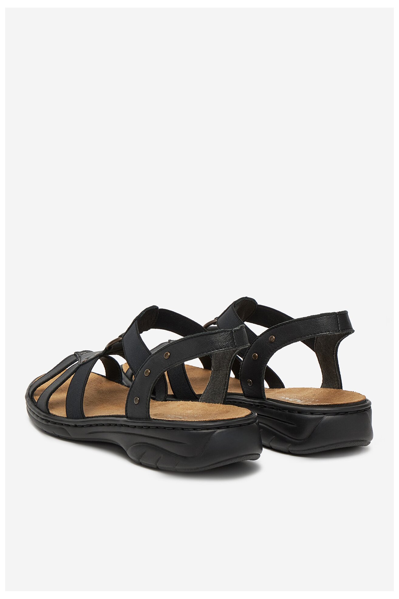 Sandały Rieker 64574-00 Czarny