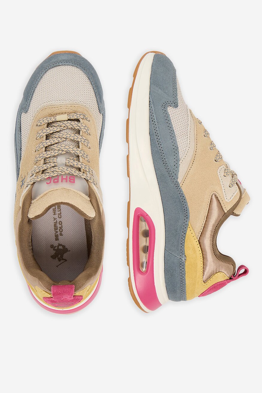 Sneakerși Beverly Hills Polo Club BEJ - 5906751407547