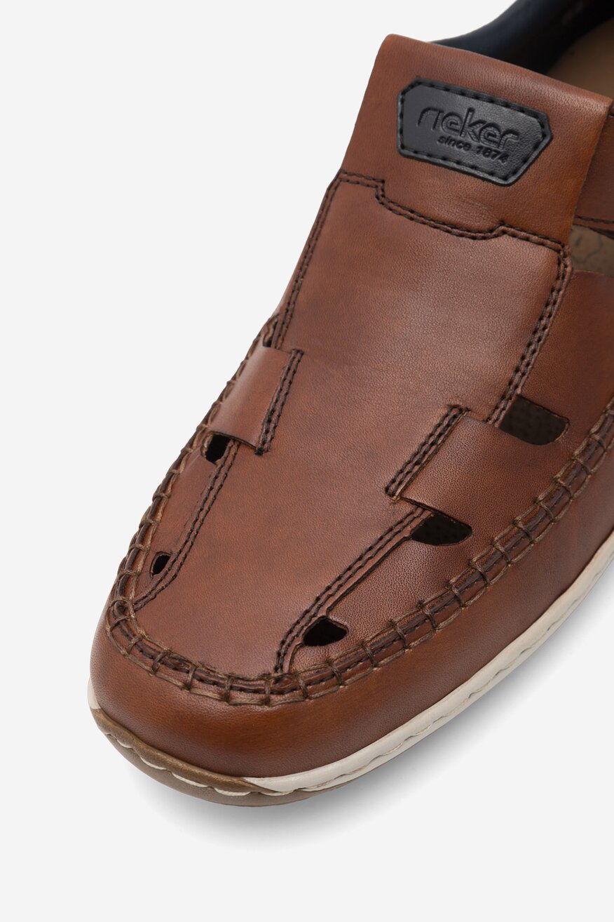 Polobotka Rieker HNĚDÁ - 2230056261348