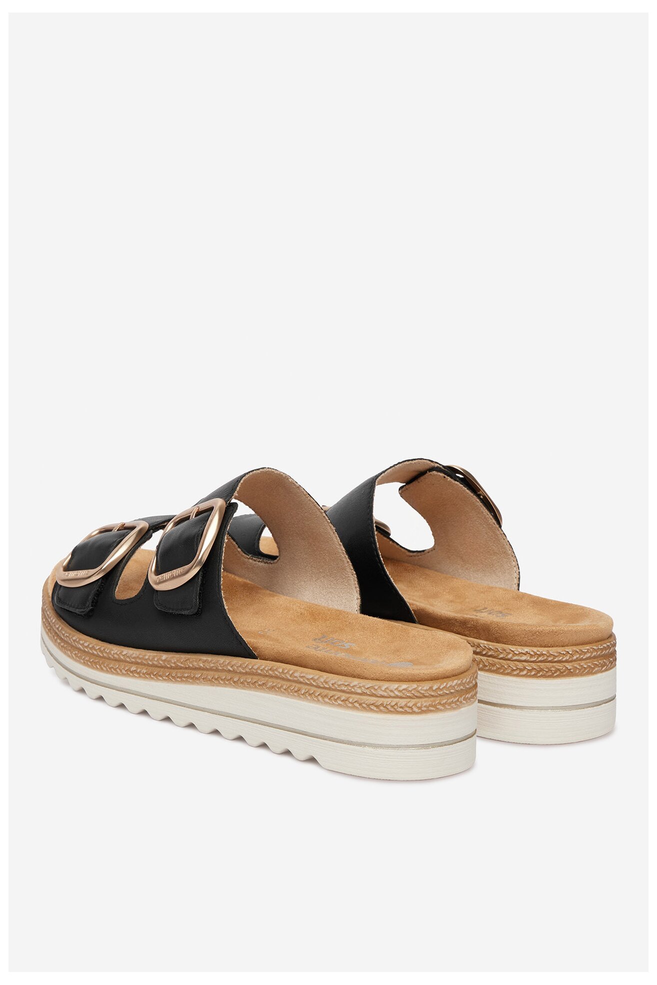 Klapki Remonte CEO-D0Q66-00 Czarny