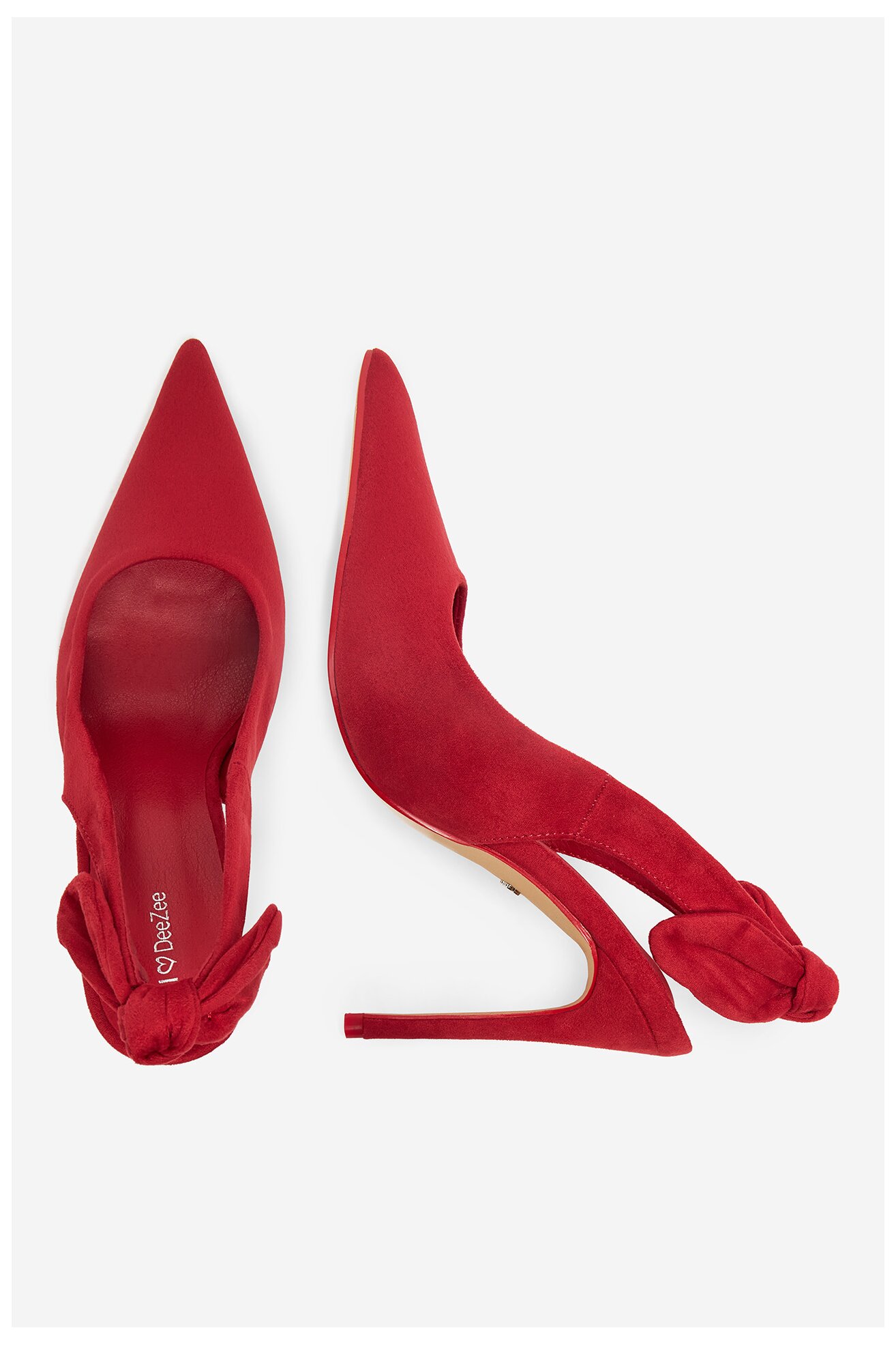 Czółenka DeeZee YUC1996-P-B1G Czerwony