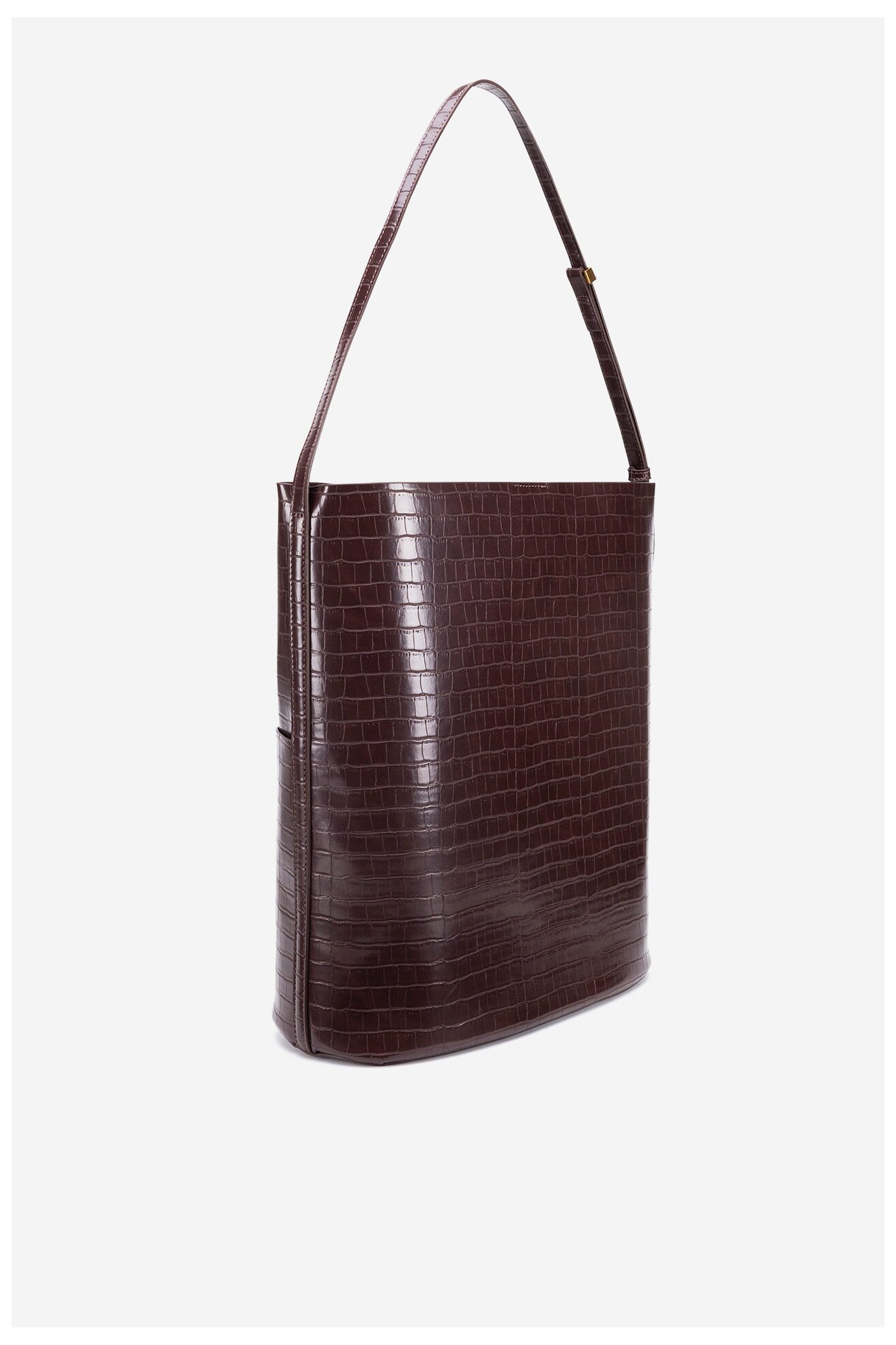 Сумка З Ремінцем Gino Rossi CS7779-CROCO ТЕМНО-КОРИЧНЕВИЙ