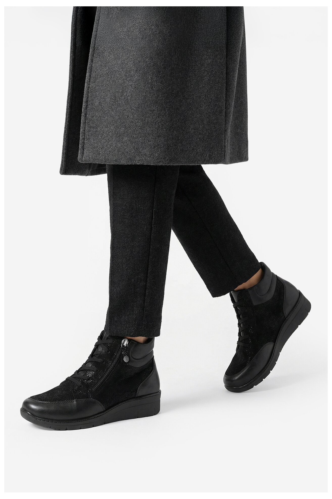 Duboke cipele Go Soft CEO-WI23-REBECA-22 CRNA