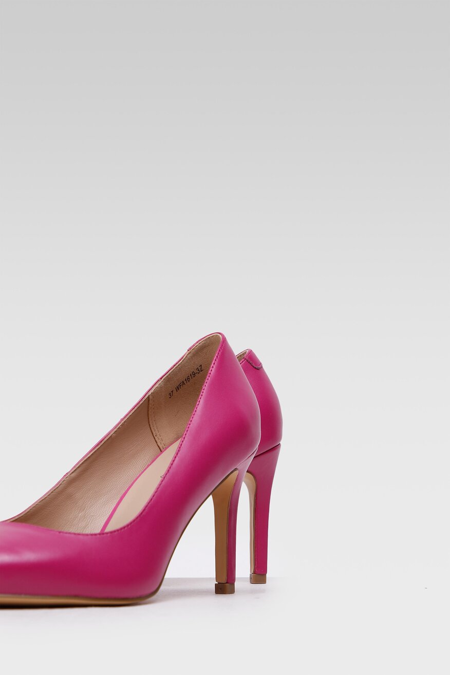 
                Lasocki - Skórzane czółenka różowe - 5904248372361