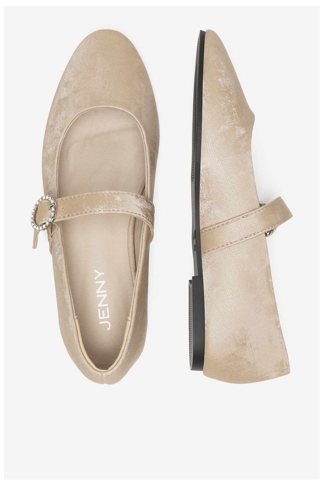 Baleriny Jenny HY2T616-7 Beżowy