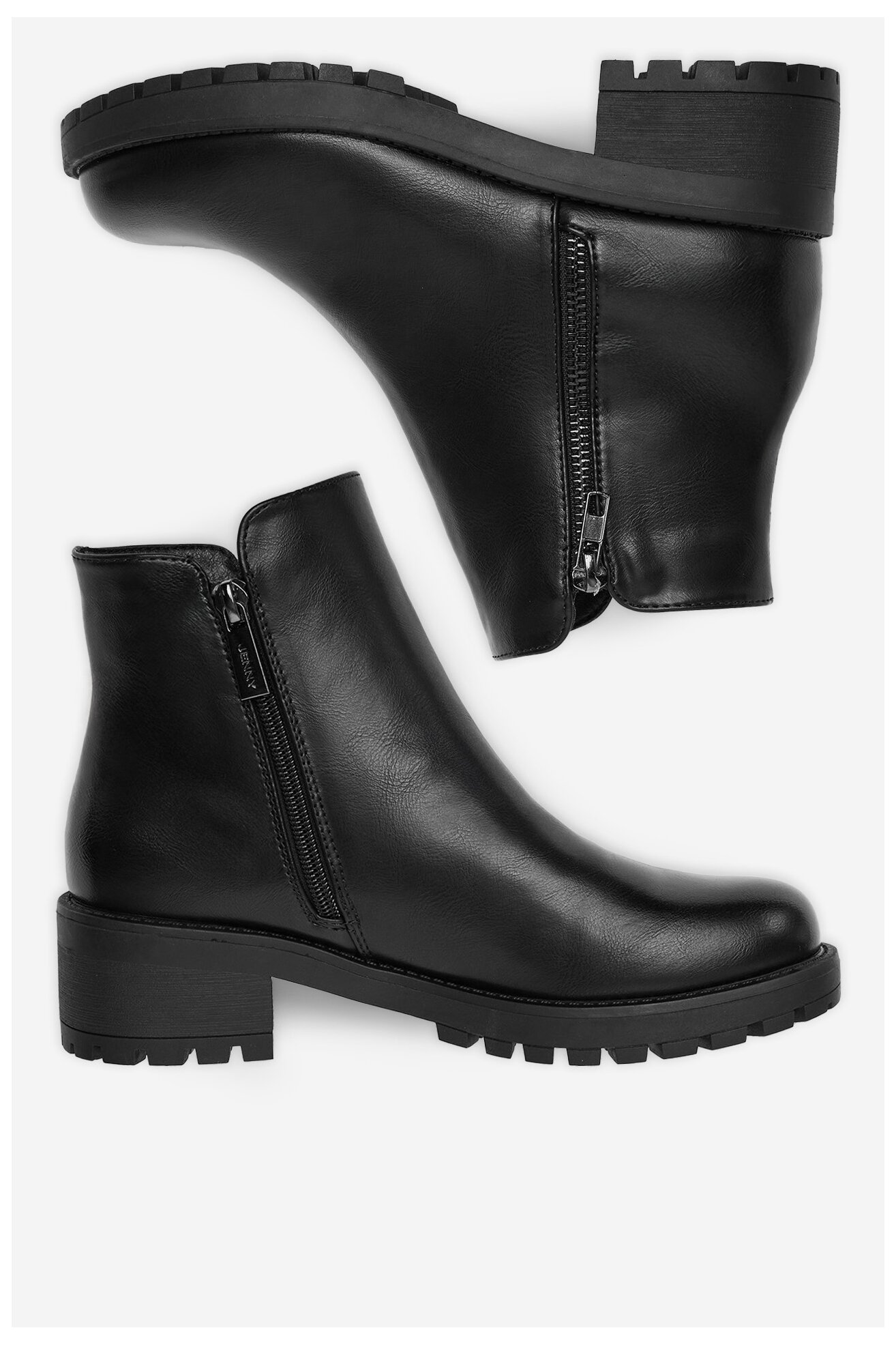 Botki Jenny CEO-JILL HY12618-3 Czarny