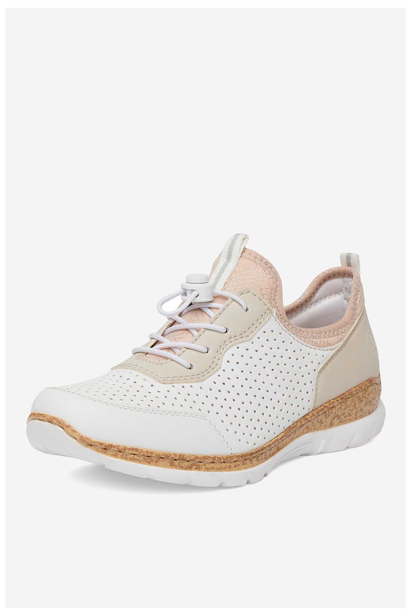 Półbuty Rieker CEO-N4286-80 Biały