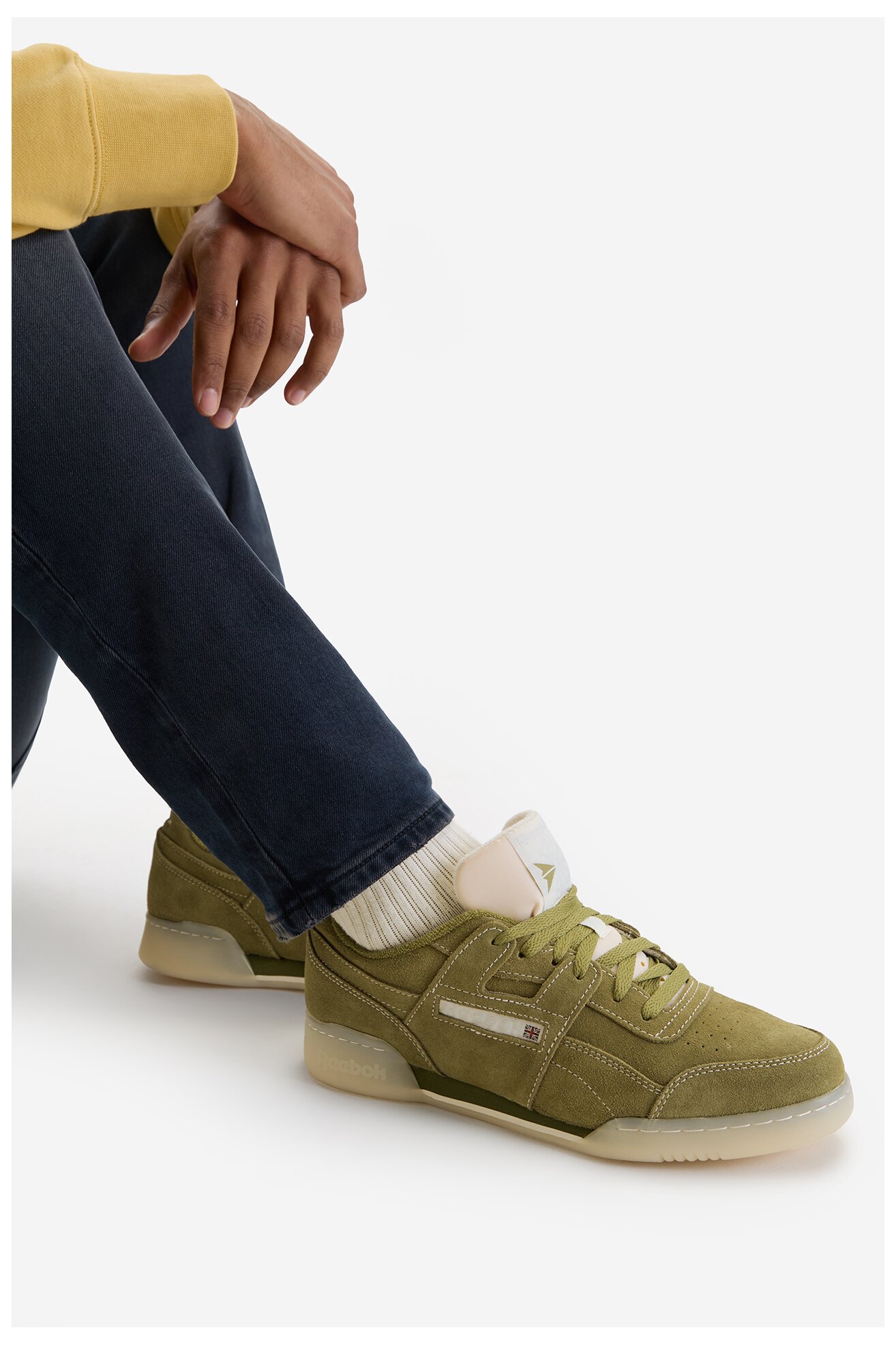 Obuwie sportowe Reebok EO-WORKOUT PLUS 100244988 Zielony