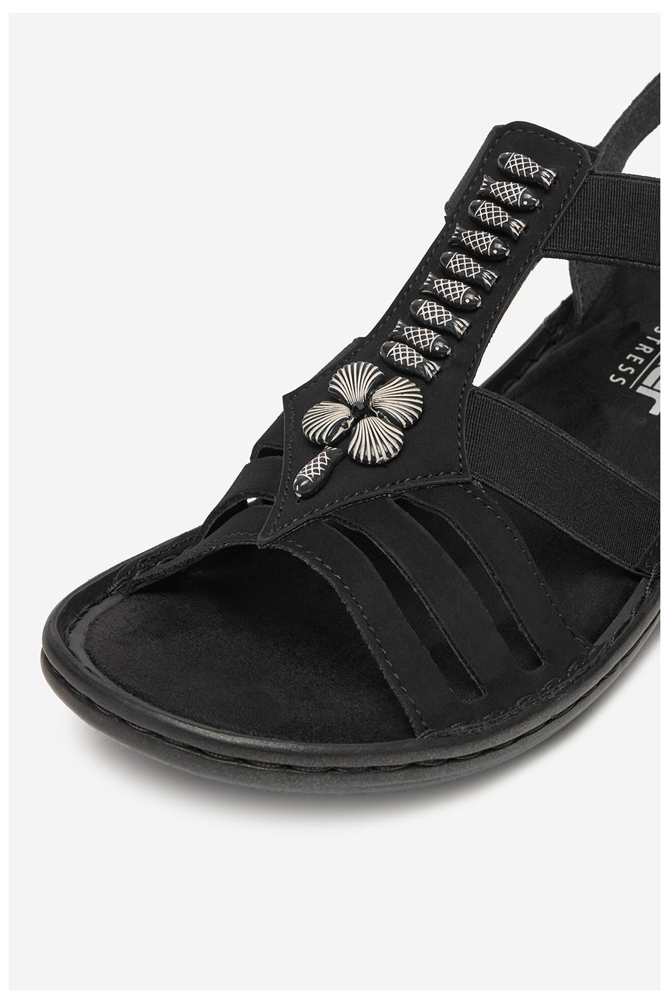 Sandały Rieker 60806-00 Czarny