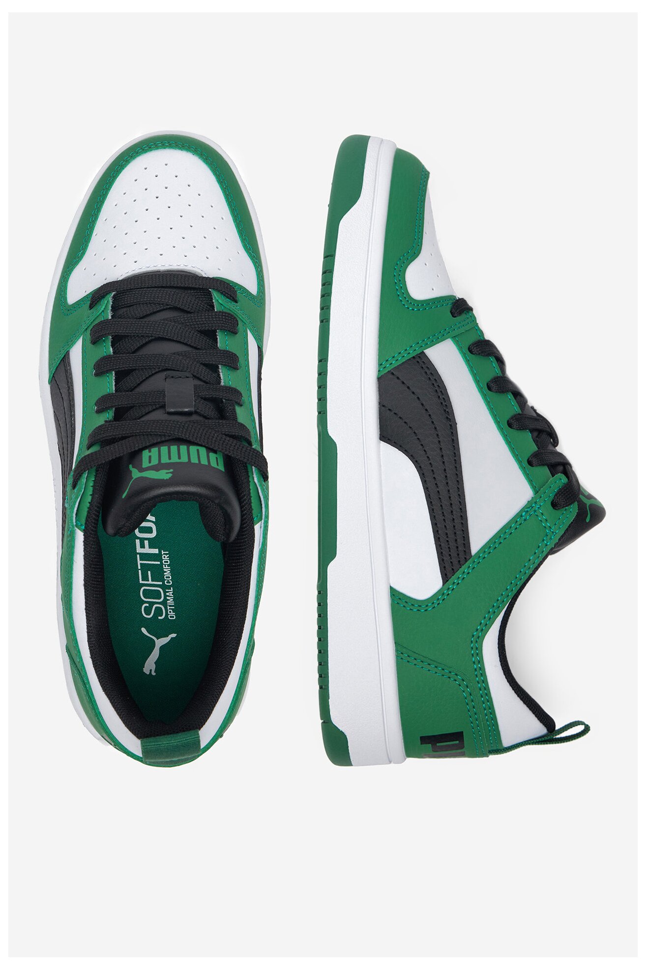 Кросівки спортивні Puma REBOUND LAYUP LO SL JR 37049024 ЗЕЛЕНИЙ