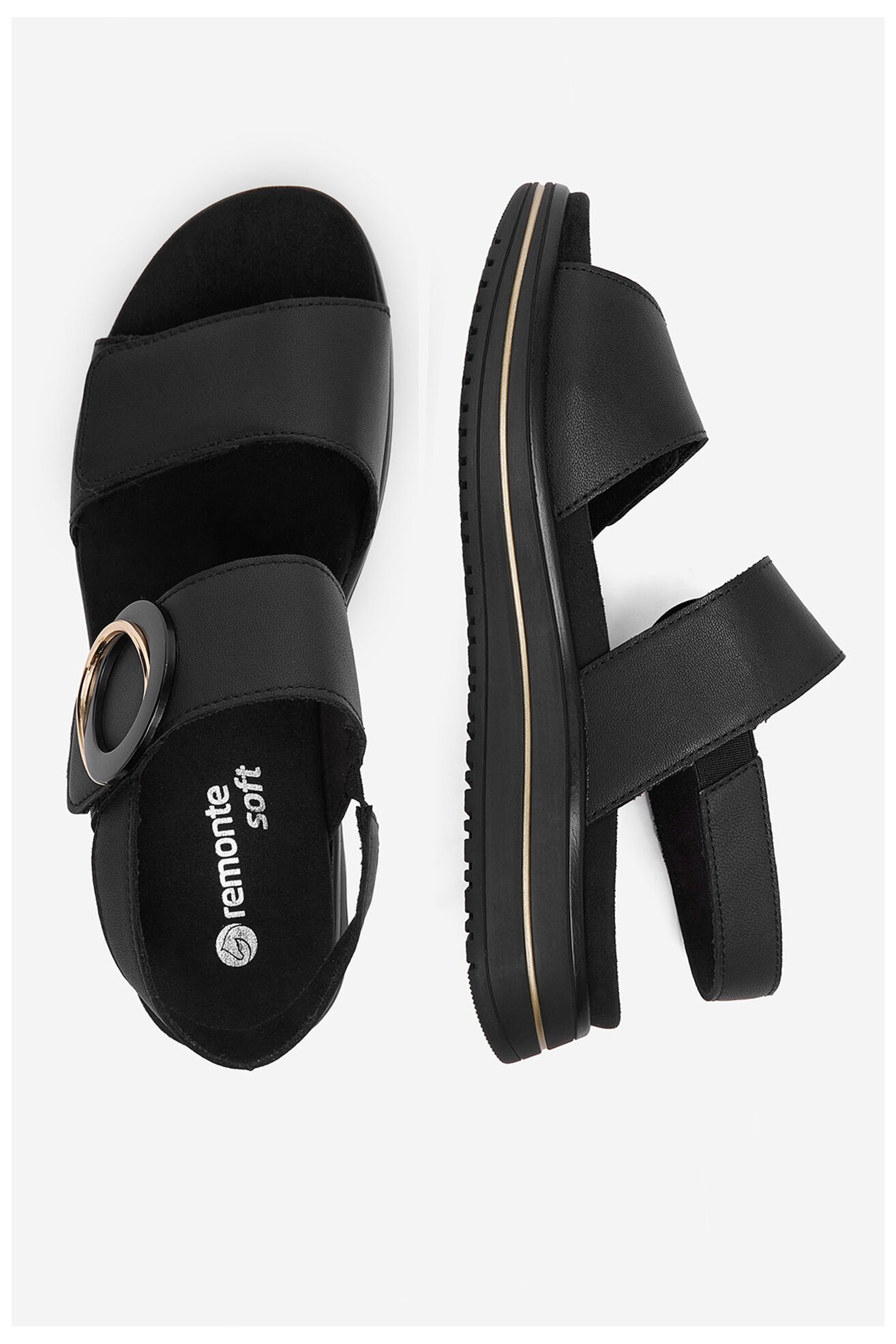 Sandały Remonte CEO-D1J63-00 Czarny