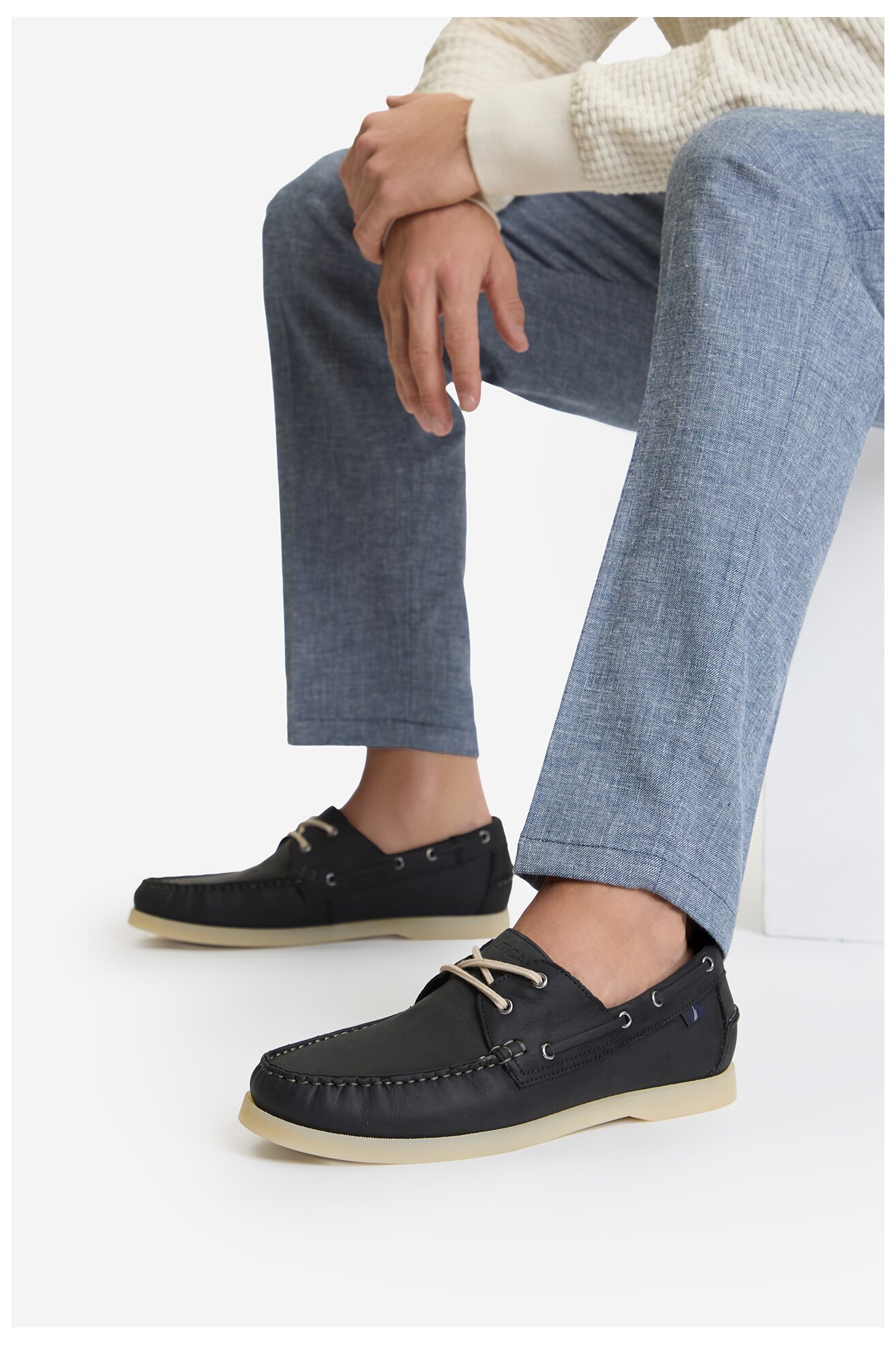 Półbuty NAUTICA CEO-COMO-01 MI08 Czarny