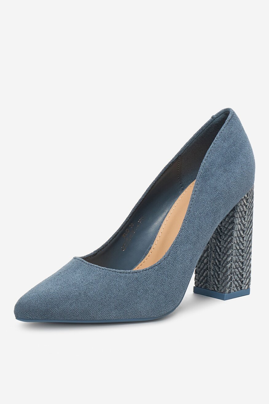 Pantofi cu toc DeeZee ALBASTRU - 5906751107959